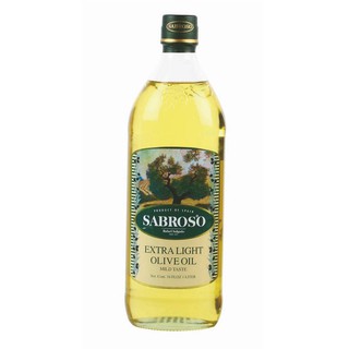 ซาโบรโซ่ เอ็กซ์ตร้าไลท์ น้ำมันมะกอก 1 ลิตร Saboro Extra Light Olive Oil 1 Liter