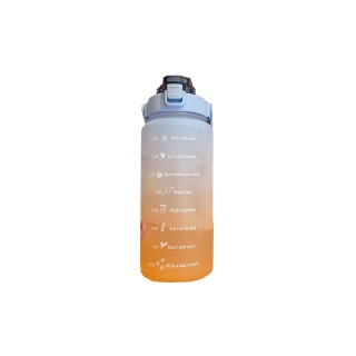 กระบอกน้ํา กระบอกน้ํา 2 ลิตร กระบอกน้ำสุดฮิต ขวดน้ำขนาดใหญ่(2000ml) พร้อมหลอด มีมาตรบอกระดับน้ำ ปราศจาก BPA Bottle-222