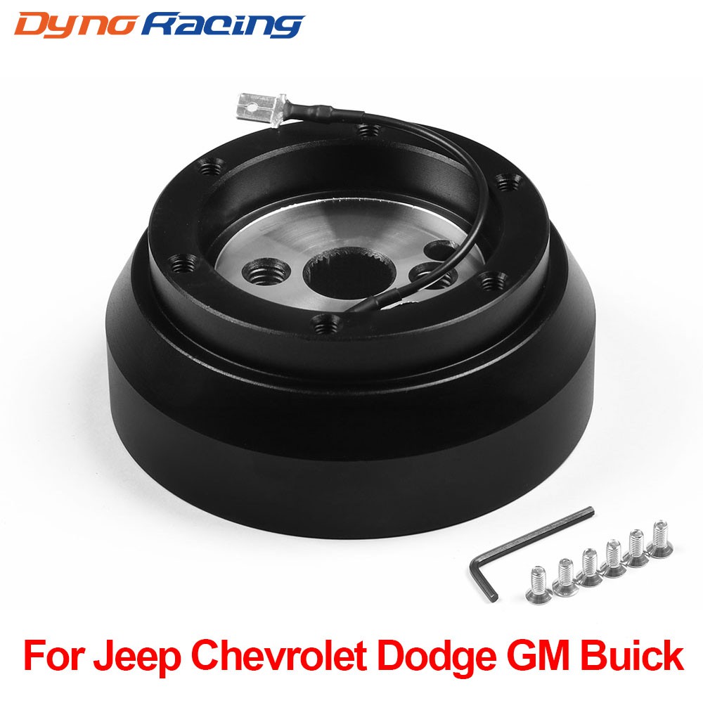 อะแดปเตอร์ดุมล้อพวงมาลัยรถยนต์ชุดปลดเร็วสําหรับ Jeep Wrangler Chevrolet Dodge GM Buick