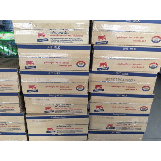 นมไทยเดนมาร์ค 180 มล 36 กล่อง รสจืด
