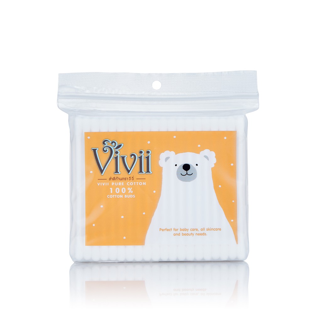 Vivii วีวี่ สำลีก้านเล็ก 100 ก้าน