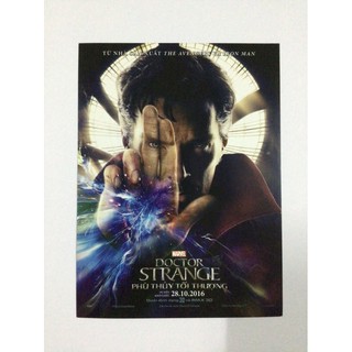 Handbill เวียดนาม Doctor Strange Marvel Studio ของแท้ขนาด 15.5 X 21