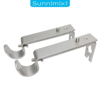 [Sunnimix1] ขาตั้งผ้าม่าน ปรับได้ 19.05 มม. 2 ชิ้น