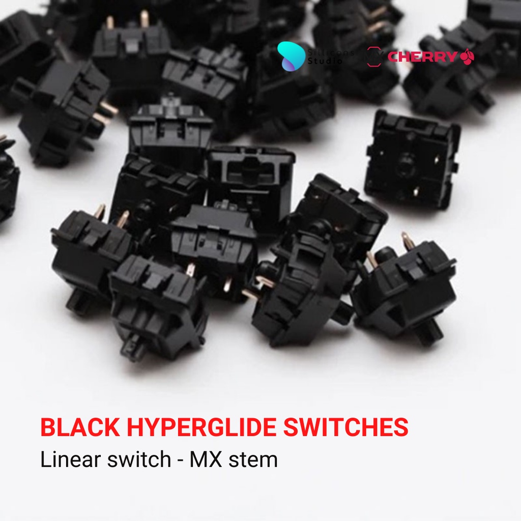 Cherry MX Black Hyperglide Custom keyboard switch