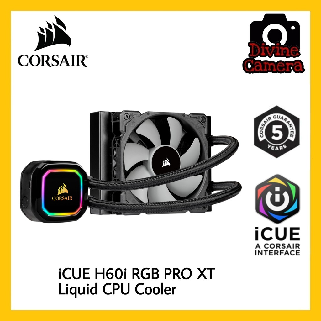 Corsair iCUE H60i RGB PRO XT คูลเลอร์ซีพียูเหลว (CW-9060049-WW)