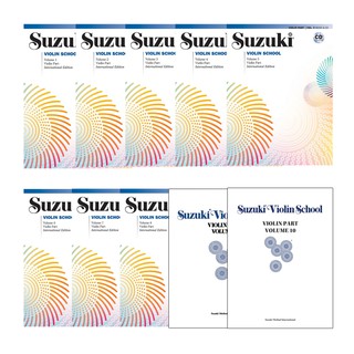 Suzuki Violin School, Volume 1-10 (Violin Part)