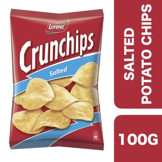 Lorenz Crunchips Salted Potato Chips 100g ++ ลอเรนซ์ มันฝรั่งครั้นชิพส์รสเกลือ 100 กรัม