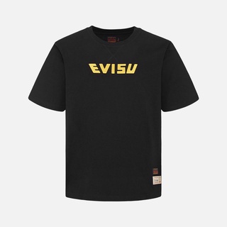 [S-5XL]Evisu เสื้อยืดแขนสั้นพิมพ์ลายทรงหลวมแฟชั่นฤดูร้อนสําหรับผู้ชาย {S-5Xl}