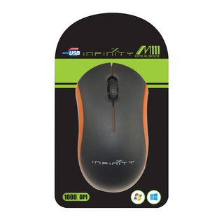 เม้าส์ USB Optical Mouse INFINITY (M111)