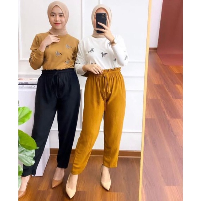 BAGGY PANTS CRINKLE AIRFLOW PREMIUM / BAGGY PANTS PREMIUM