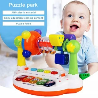 ของเล่นเด็ก Baby Music World เปียโนมีเสียงไฟ เสริมพัฒนาการ สีพาสเทล / สีสดใส / พร้อมกล่อง
