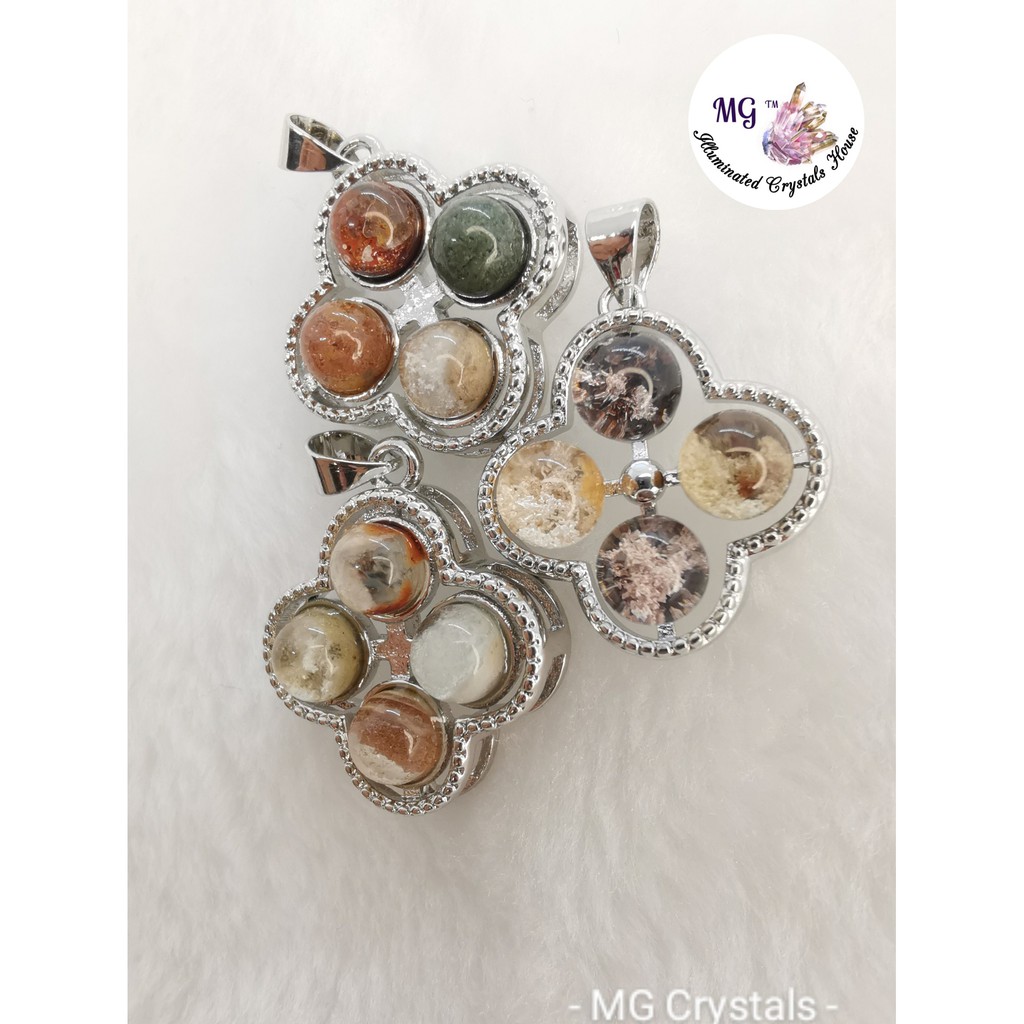 คริสตัล Phantom ธรรมชาติ Four-Season ใบเตย / 天然四季灵吊