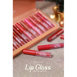 เซทลิปกลอสทิมมี่ Teammy Lip Gloss 12 แท่ง