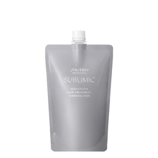 SHISEIDO SUBLIMIC ADENOVITAL HAIR TREATMENT 450G (ทรีทเม้นท์สำหรับปัญหาผมลีบแบน หลุดร่วง ผมบาง ผมขาว ขาดวอลลุ่ม)