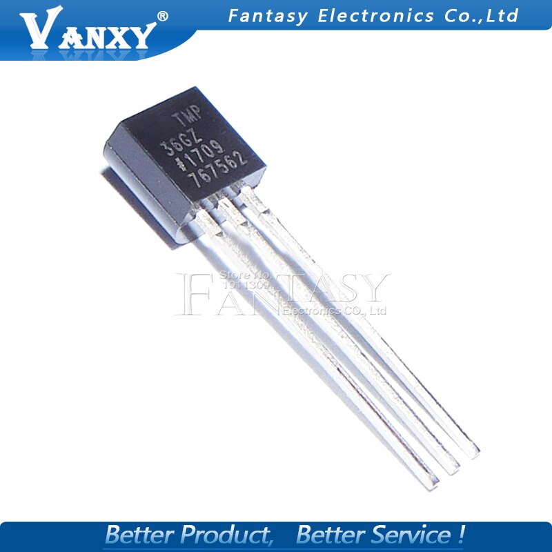 อุณหภูมิ TMP36GT9Z TO92 TMP36GZ TMP36 TO-92 5 ชิ้น