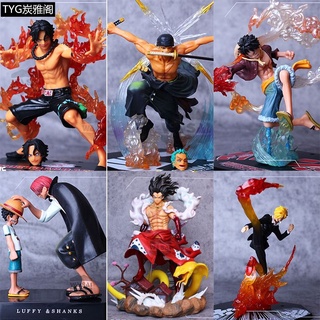 Model figure ONE PIECE โมเดล ฟิกเกอร์ วันพีช ลูฟี่ โซโล เอส หนวดขาว