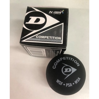 DUNLOP D SB COMP NEW SQUASH BALL ลูกสควอชจุดเหลือง 1 จุด (1 ลูก) #SQUASH #SQUASH BALL