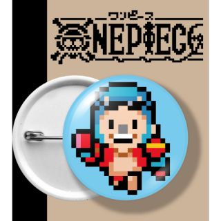 ONE PIECE BADGE PIXEL เข็มกลัด วันพีช แฟรงค์กี้ franky