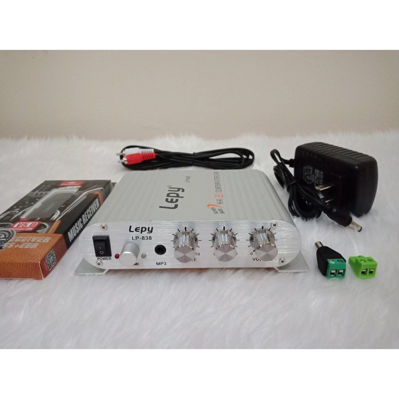 เพาเวอร์แอมป์ 600W. สเตอริโอ 2.1 + บลูทูธ usb มีช่องซับเบสแยก เสียงเพราะใส เบสแน่นมาก