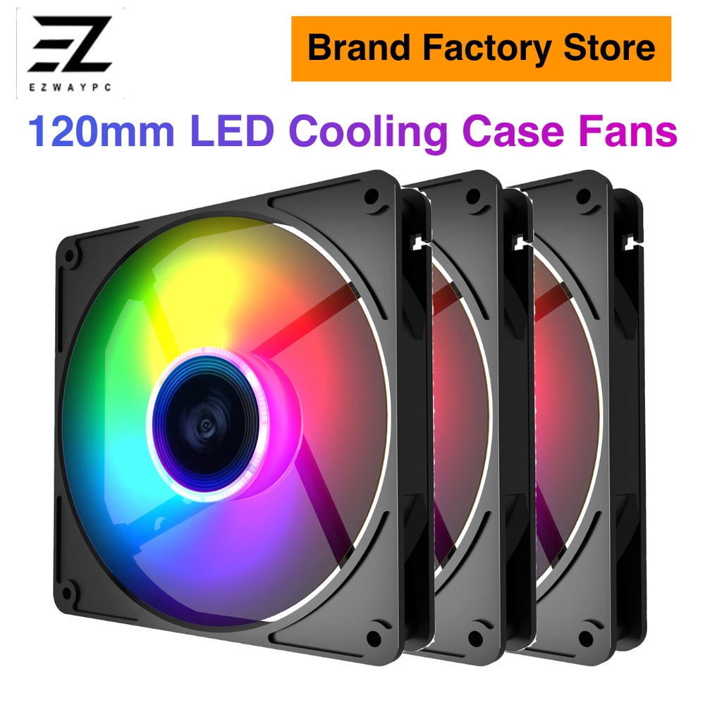 120mm 4PIN Fan PC Cooling Fan Computer Case Cooling Cooler Heatsink ...