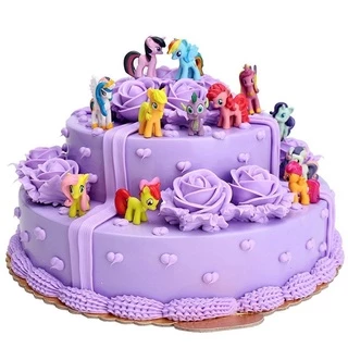 ชุดการ์ตูน My Little Pony PVC 12 ชิ้น แบบสุ่ม สำหรับเด็ก/ผู้หญิง