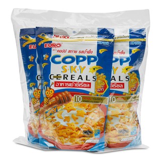 COPP SKY คอปปสกาย ซีเรียล รสน้ำผึ้ง ขนาด 70กรัม ยกแพ็ค 3ถุง อาหารเช้า CEREALS HONEY