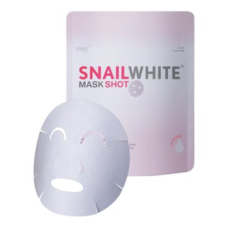 Snail White Mask Shot สเนลไวท์ มาส์ก ชอทท์ 1Pack (5แผ่น)