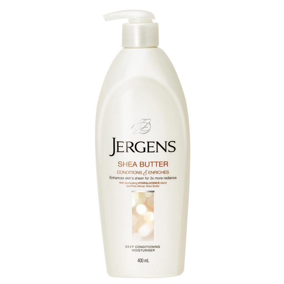 Jergens Shea Butter 400 ml (เจอร์เกนส์ เซียบัตเตอร์ มอยเจอร์ไรเซอร์ โลชั่นส์)