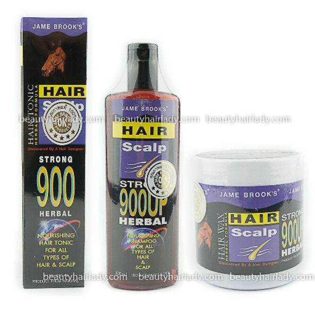 Set 3ชิ้น สุดคุ้ม JAME BROOK’S HERBAL ⚫แชมพู 300ml ⚫ทรีทเม้นท์ 400ml ⚫โทนิค 115ml ครบเซ็ต เพื่อการ