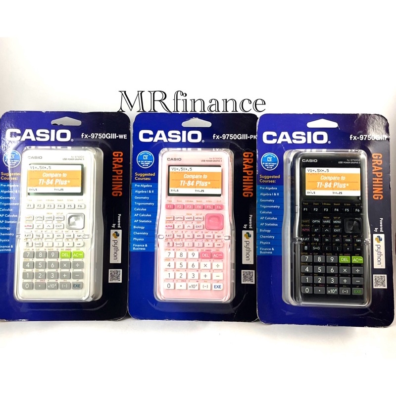 Casio fx-9750GIII WE /PK/ BK ของใหม่ของแท้