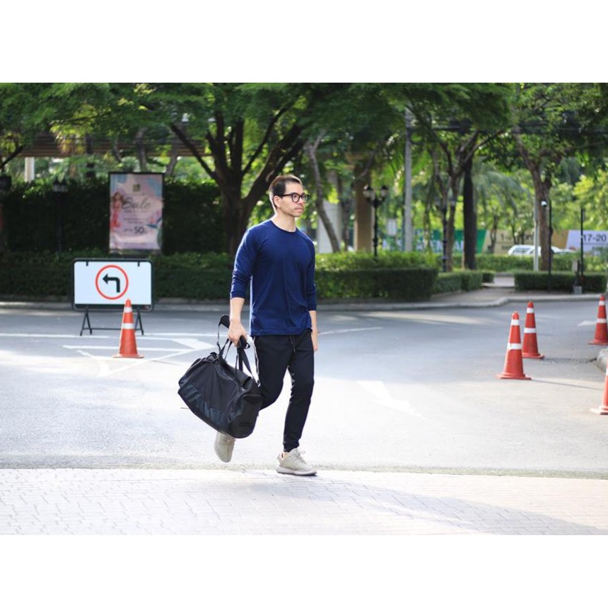 🔥Sale โล๊ะสต๊อก🔥เสื้อยืดแขนยาว คอกลม ( จั้มแขน ) เสื้อยืด Classic Tee สีดำ, ขาว, เทา, กรม ผู้ชาย TLB - รูปที่ 4