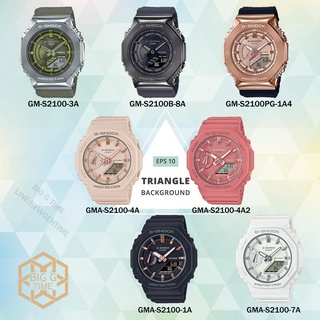 นาฬิกา Casio G-Shock  นาฬิกาผู้หญิง  ของแท้100% รุ่น GMA-S2100 / GM-S2100 รับประกัน 1 ปี