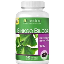 trunature Ginkgo Biloba, 340 Softgels:EXP:06/2024