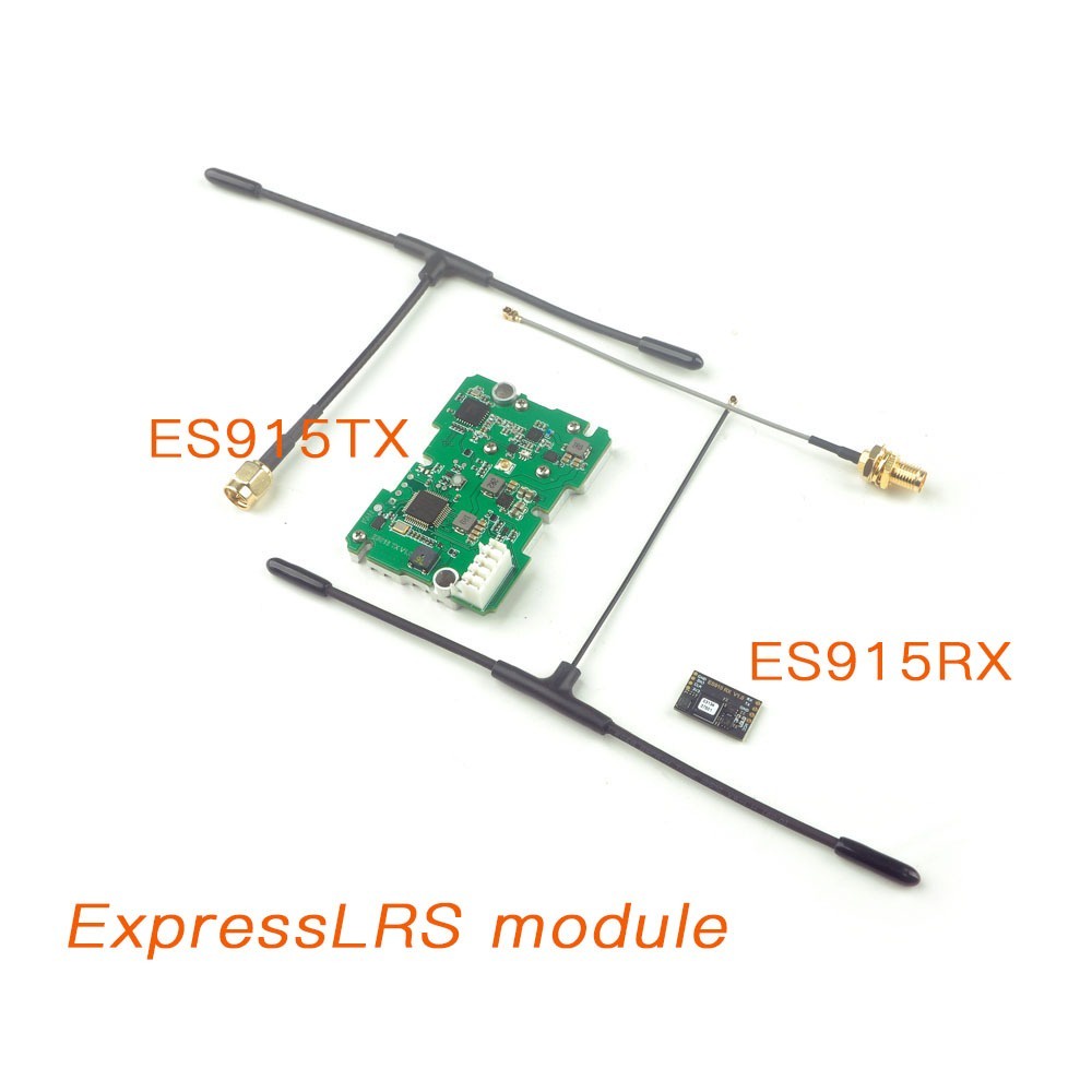 โมดูล+รีซีฟเวอร์บินไกล ExpressLRS ELRS ระบบ 900MHz HappyModel Micro TX Module ES915TX (JR Bay) TX12 