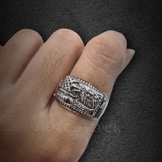 แหวนอินทรี เงินแท้ Sterling Silver 925 NSRG2604