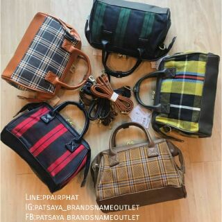 Anello check pattern mini 2 way Bostonแท้💯outlet
 คอลเลคชั่นใหม่ล่าสุด!!