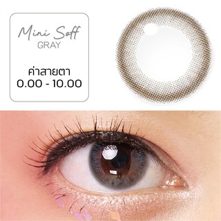 คอนแทคเลนส์ คิตตี้ คาวาอิ Mini Soff Gray ค่าสายตา