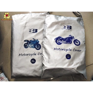 ผ้าคลุมรถมอไซค์ กันฝน/กันแดดUV  Size L/XL งานCR racing แท้