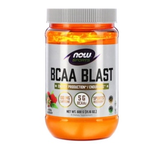 NOW Foods, Sports, BCAA Blast, Natural Raspberry, 21.16 oz (600 g)