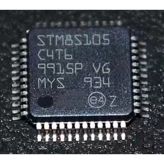 ใหม่ แท้ วงจรรวม QFP series ST STM8S105C4T6 LQFP48