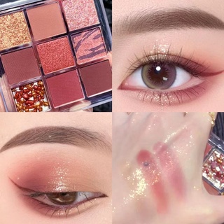 อายแชโดว์ Glitter Matte เพิร์ลโทนสีใหม่ 9 สี