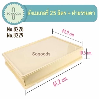 ลังเบเกอรี่ 25 ลิตร ลังเบเกอรี่ใหญ่ ลังขนมซ้อนกันได้ กล่องใส่เบเกอรี่