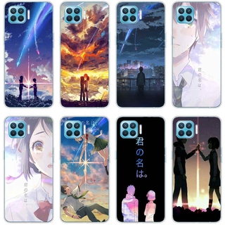 OPPO k3 a59 F1s a92 a52 a93 r17 pro a73 a77 Case TPU Soft Silicon Protecitve Shell Phone casing Cover Kiminonawa Your Name Japanese anime