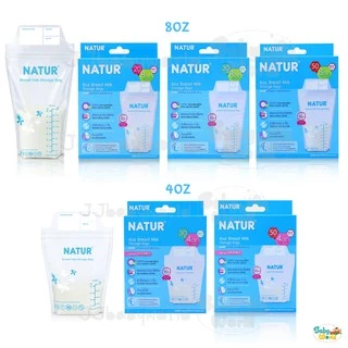 ถุงเก็บน้ำนม Natur 4 - 8 ออนซ์ 20 - 30 - 50 - 100 ชิ้น⭐️Babyworld⭐️