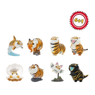 panghu fat tiger หลากหลาย Fat Tiger blind box Kawaii ตุ๊กตาการ์ตูนสัตว์แมวเด็กวันเกิดของขวัญสัตว์น่ารักคริสต์มาส toys
