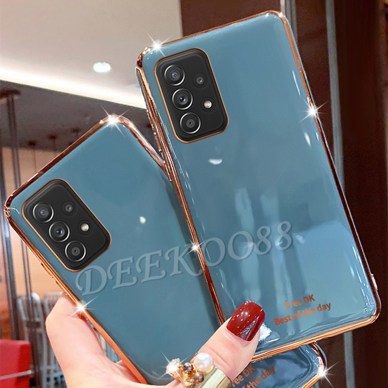 เคสโทรศัพท์ Samsung Galaxy A52S Phone Case Luxury Bling Electroplating Softcase All-inclusive Anti-fall Back Cover เคส SamsungA52S Casing #6