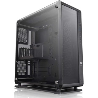 Thermaltake Core P8 Tempered Glass E-ATX Full-Tower Chassis Computer Case CA-1Q2-00M1WN-00, Black #เคสโอพี