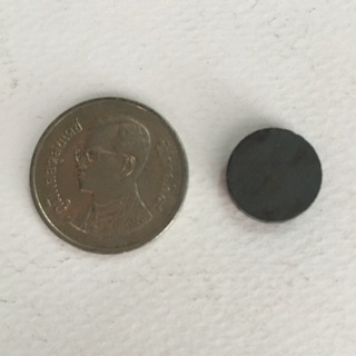 12 mm x 3 mm (100ชิ้น) ลูกดูด แม่เหล็ก แม่เหล็กแรงดูดเบา สีดำ Magnet