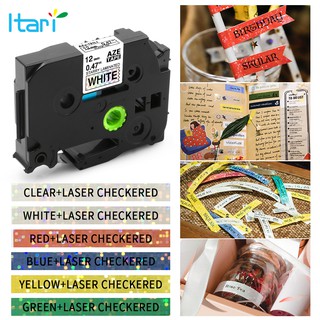 เทปเลเซอร์  Tze - 231 L1 241 L1 หลากสี สําหรับเครื่องพิมพ์ Borther P - Touch PT-H100