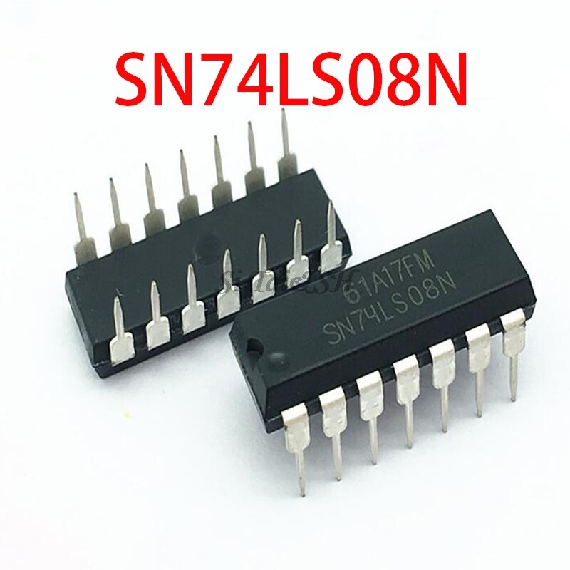 NOVO 10PCS SN74LS08N 74LS08 SN74LS08 DIP14 74LS08N DIP ใหม่